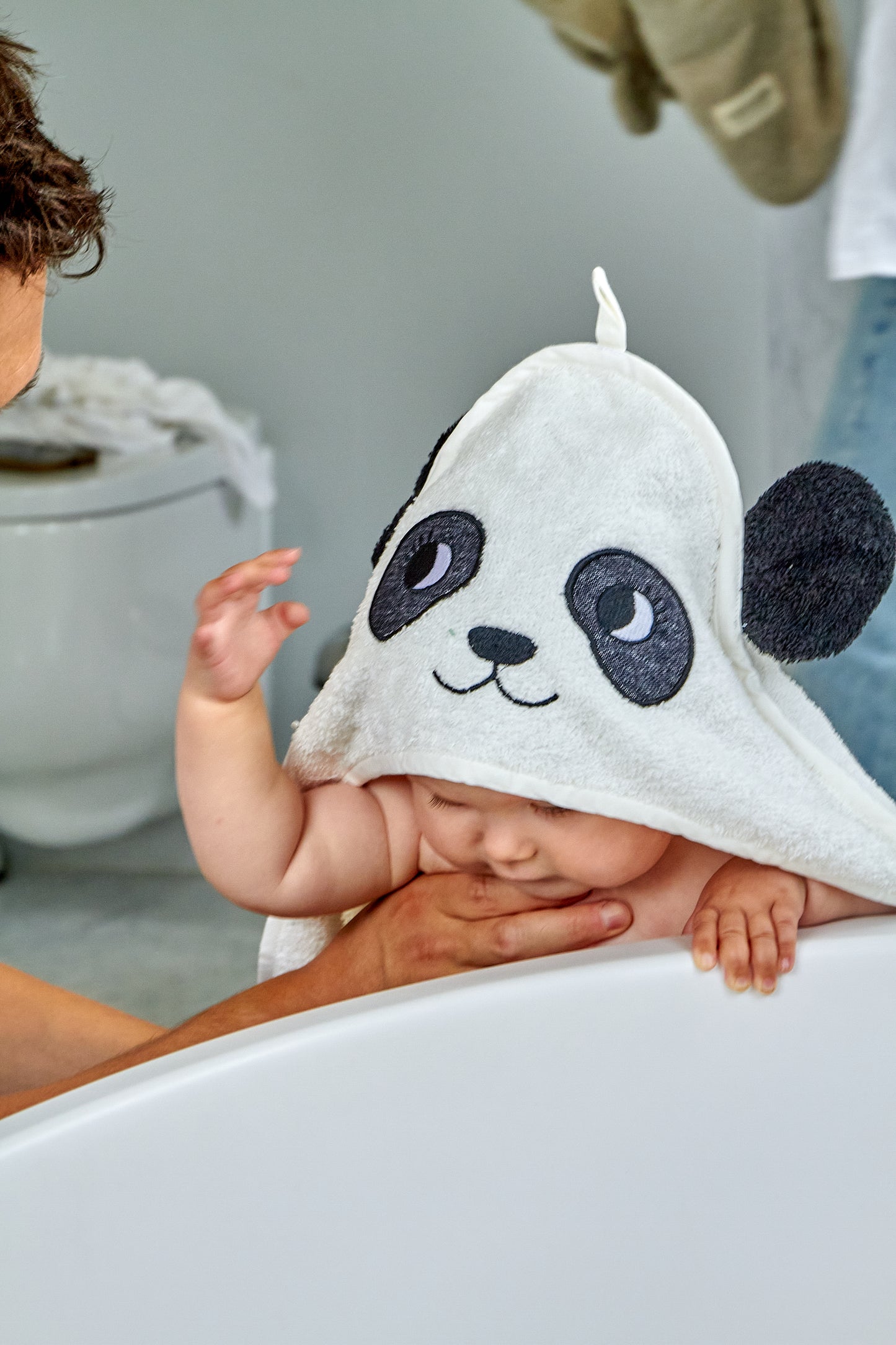 PANDA HOODED TOWEL