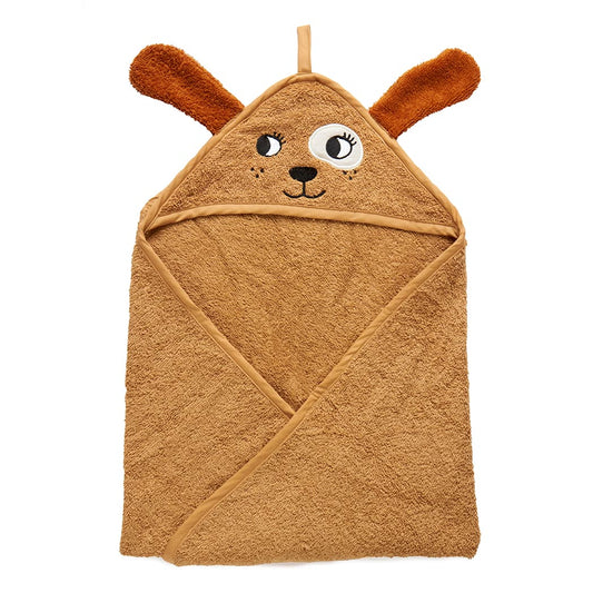 Dog hooded towel - light brown - ROOMMATE.DK